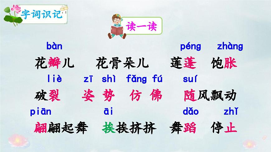 統(tǒng)編版小學(xué)語文三年級下冊 第一單元 3《荷花》教學(xué)課件(第一課時(shí))第3頁