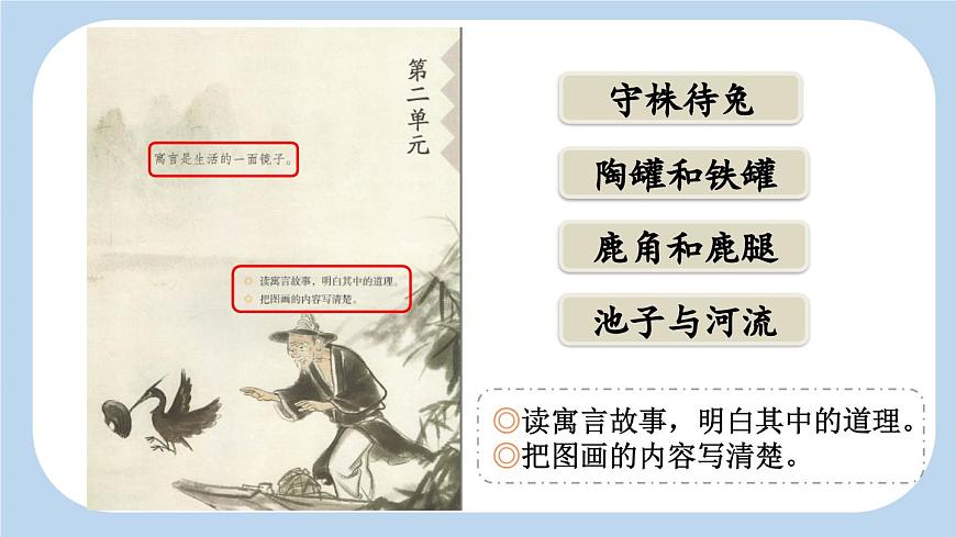 統(tǒng)編版小學(xué)語文三年級下冊 第二單元 5《守株待兔》新課標(biāo)課件（第一課時）第2頁