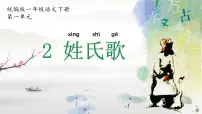 语文一年级下册(2024)姓氏歌完美版ppt课件