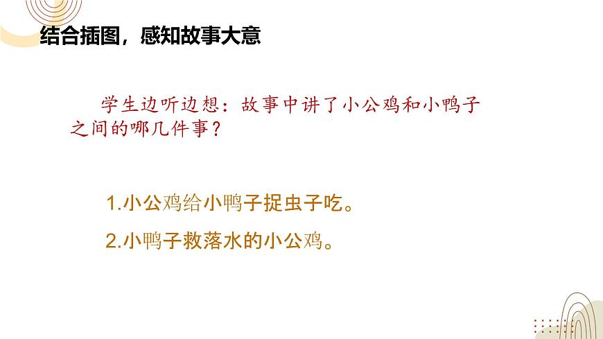 部編版小學(xué)語(yǔ)文一下第三單元大單元《小公雞和小鴨子》教學(xué)設(shè)計(jì)課件第5頁(yè)