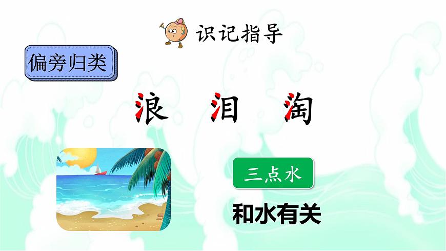 部編版小學語文一下第六單元大單元《浪花》教學設計課件第7頁