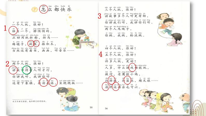 部编版小学语文一下第三单元大单元《怎么都快乐》教学设计课件第7页
