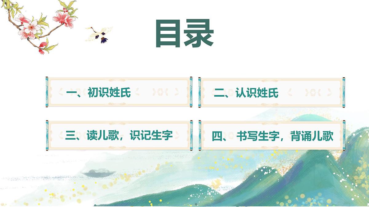 第2课《姓氏歌》(教学课件)-2024-2025学年一年级语文下册精品课件(统编版)第2页
