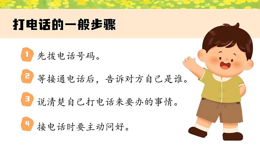 部編版2025一年級(jí)下冊(cè)語(yǔ)文1.《口語(yǔ)交際：打電話》課件第6頁(yè)