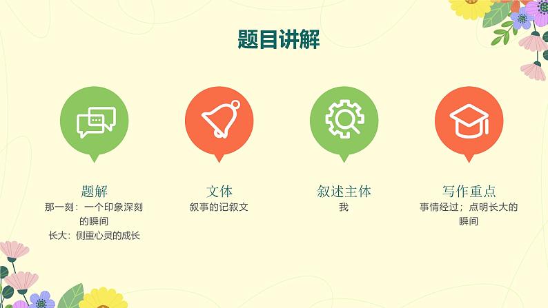 部编版五年级下册语文 第一单元习作《那一刻,我长大了》课件第5页