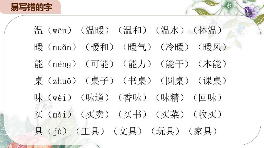 2025春部編版語(yǔ)文二年級(jí)下冊(cè)第二單元 復(fù)習(xí) 課件PPT第7頁(yè)