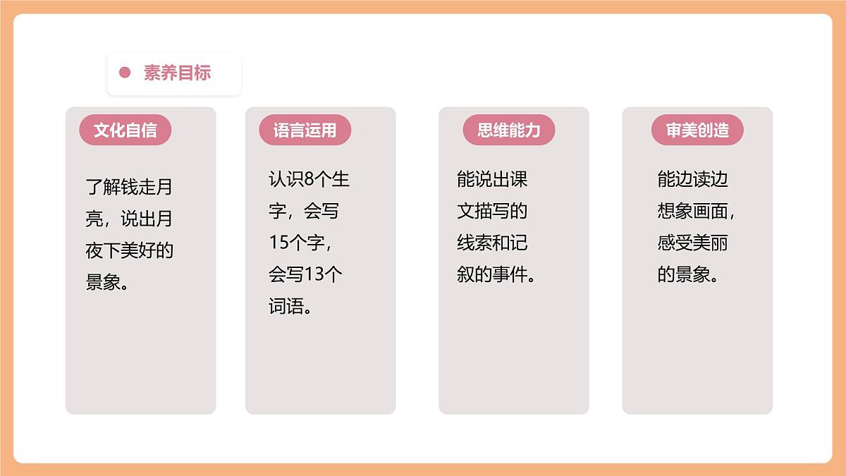 第一单元 第4课时 2.走月亮 课件第3页