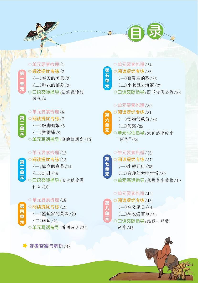 實驗班提優(yōu)訓(xùn)練 學(xué)霸攻略電子書 二年級下冊人教版第2頁