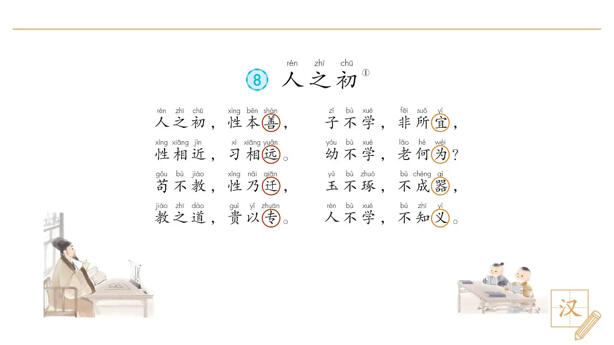 8 人之初(第1课时)第8页