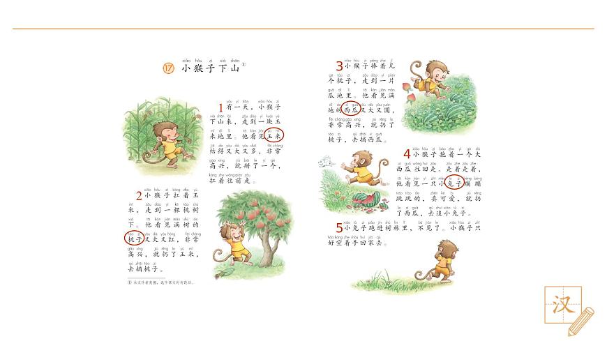 17 小猴子下山（第1課時(shí)）第8頁(yè)
