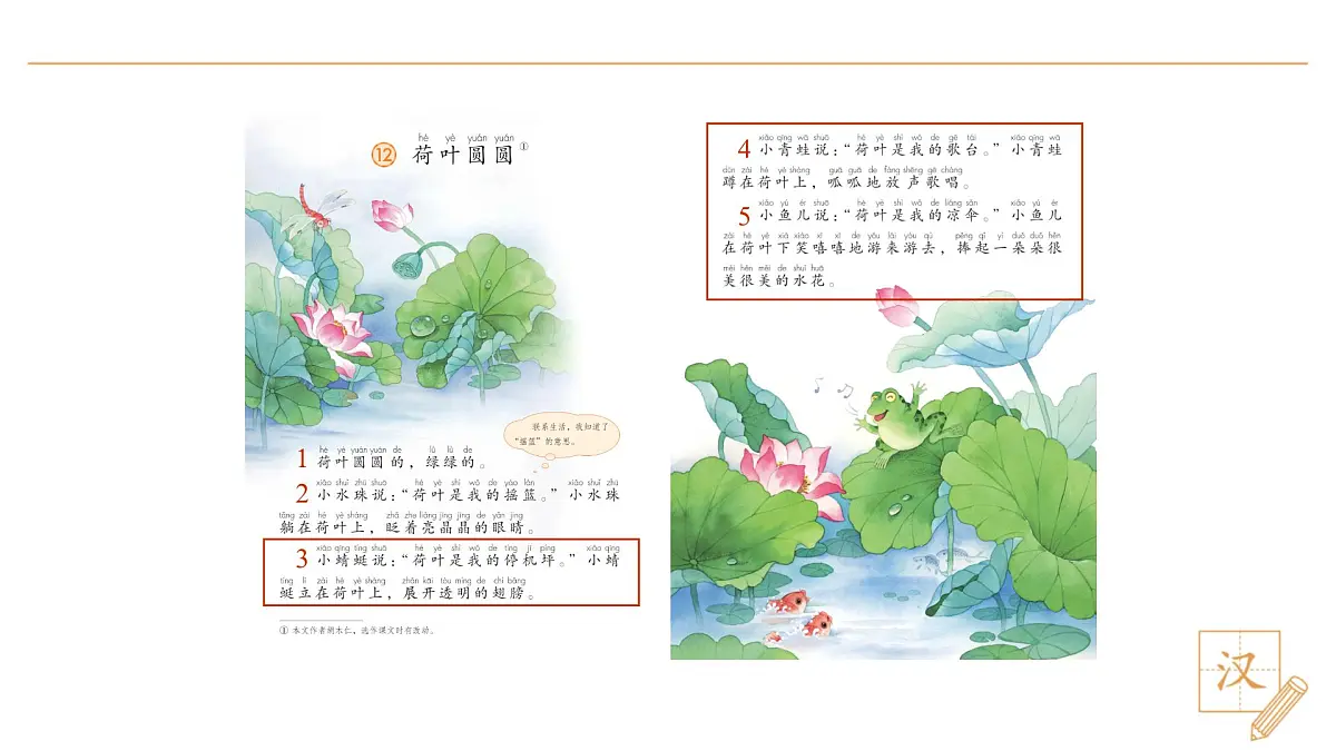 12 荷叶圆圆(第2课时)第3页