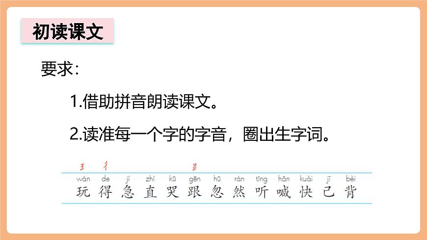 課文4《小公雞和小鴨子》（教學(xué)課件）第6頁