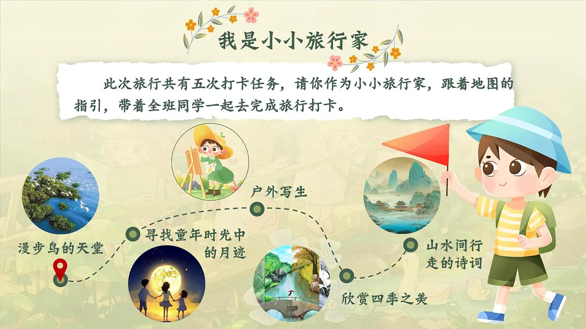 部编版2025五年级上册语文《第七单元导读》《鸟的天堂》 课件第4页