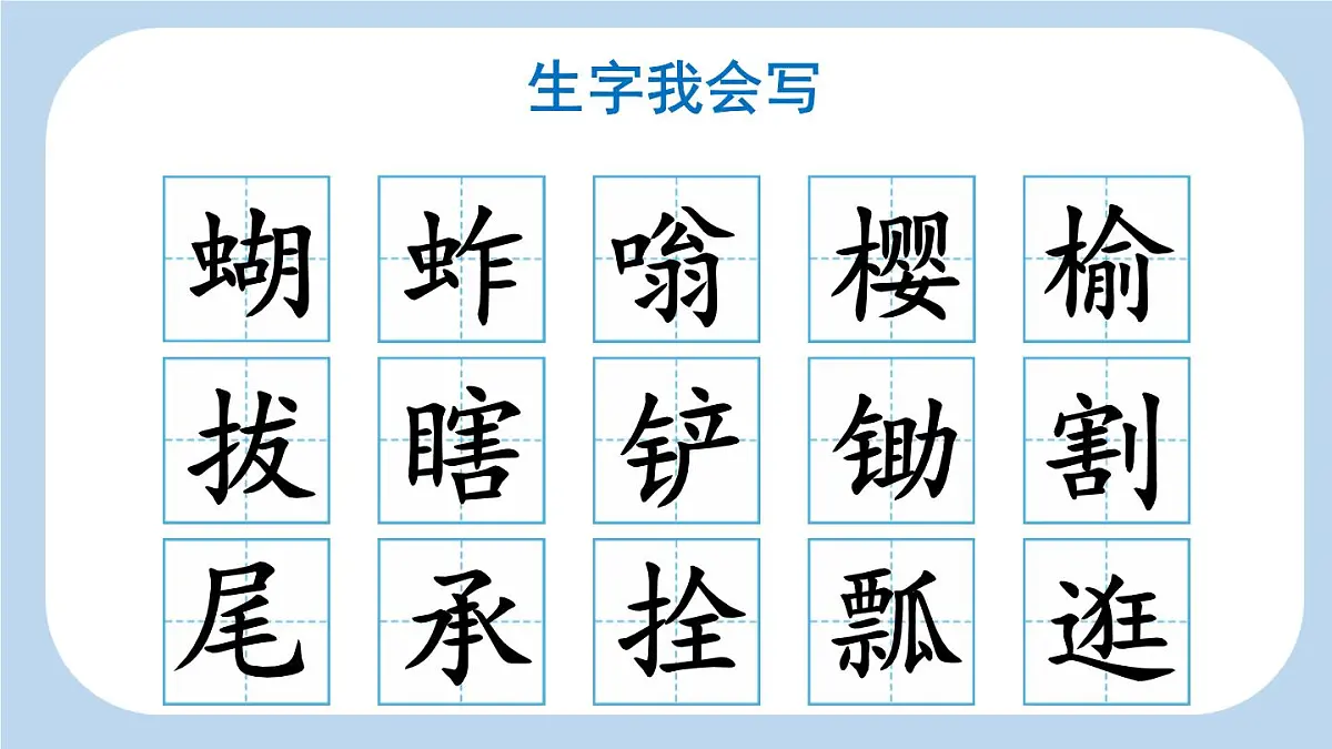 统编版(2024)五年级语文下册2祖父的园子第1课时ppt课件第7页