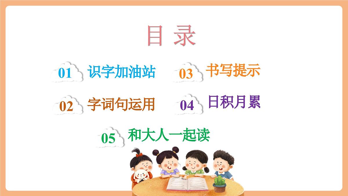 语文园地四(教学课件)第2页