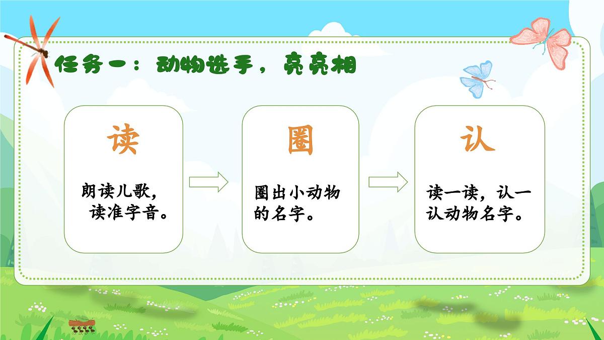 《动物儿歌》课件 语文统编版(2024)一年级下册第4页