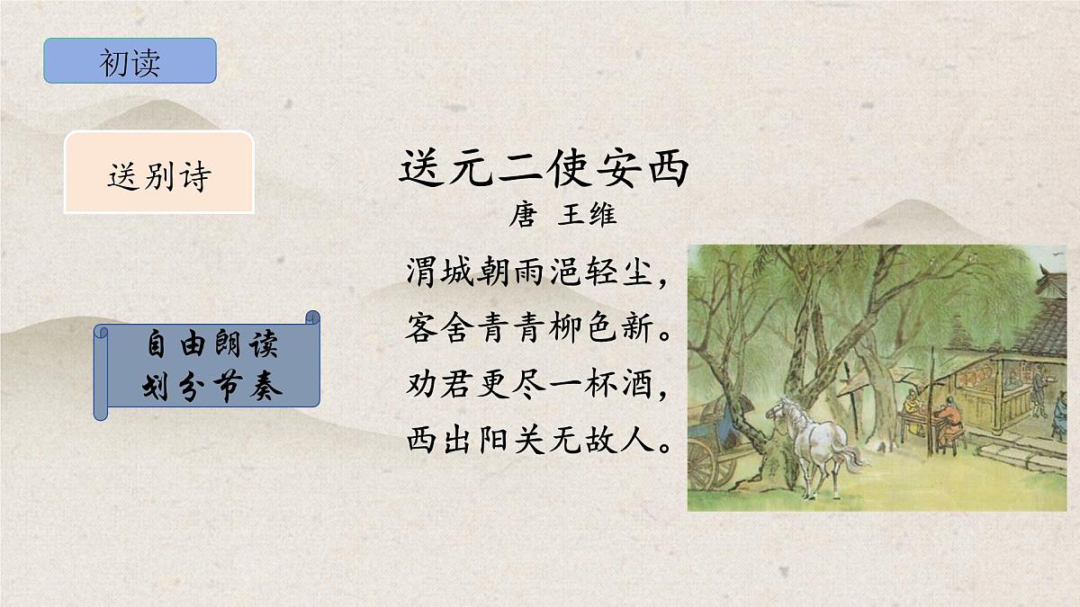 部编版语文六年级下册《送元二使安西》PPT课件第7页