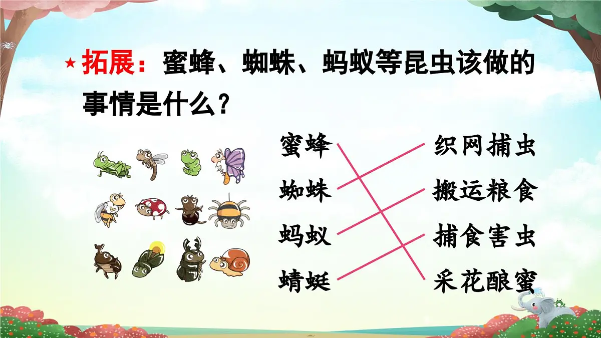 新统编版小学语文二下 课文6 22《小毛虫》课件(第二课时)第8页