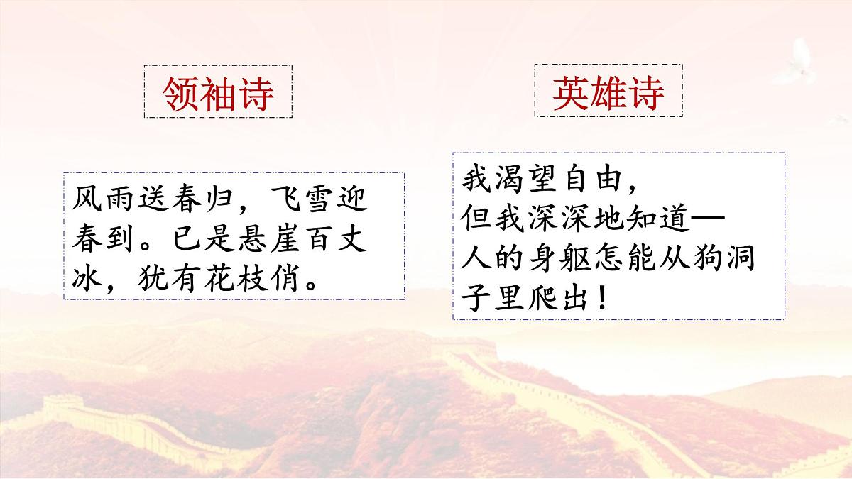新统编版小学语文六下 第四单元《综合性学习:奋斗的历程》课件(第六课时)第3页