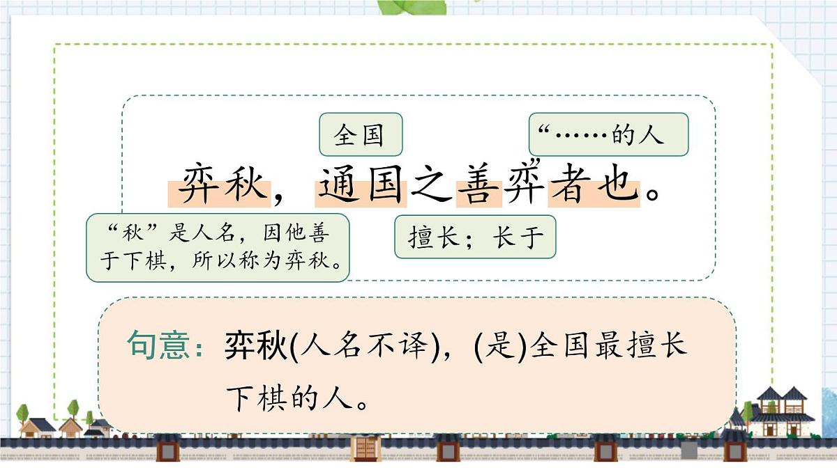 统编版(2024)六年级语文下册14文言文二则-学弈课件第3页