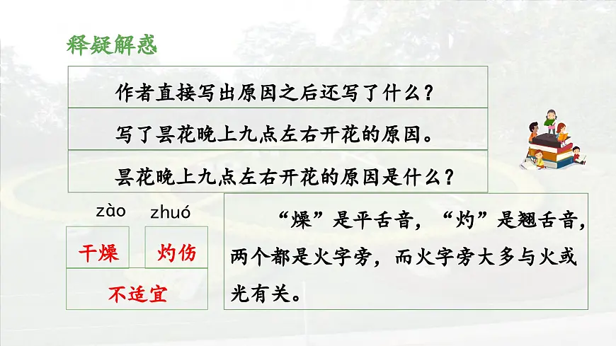 新统编版小学语文三下 4-13《花钟》 课件(第二课时)第6页