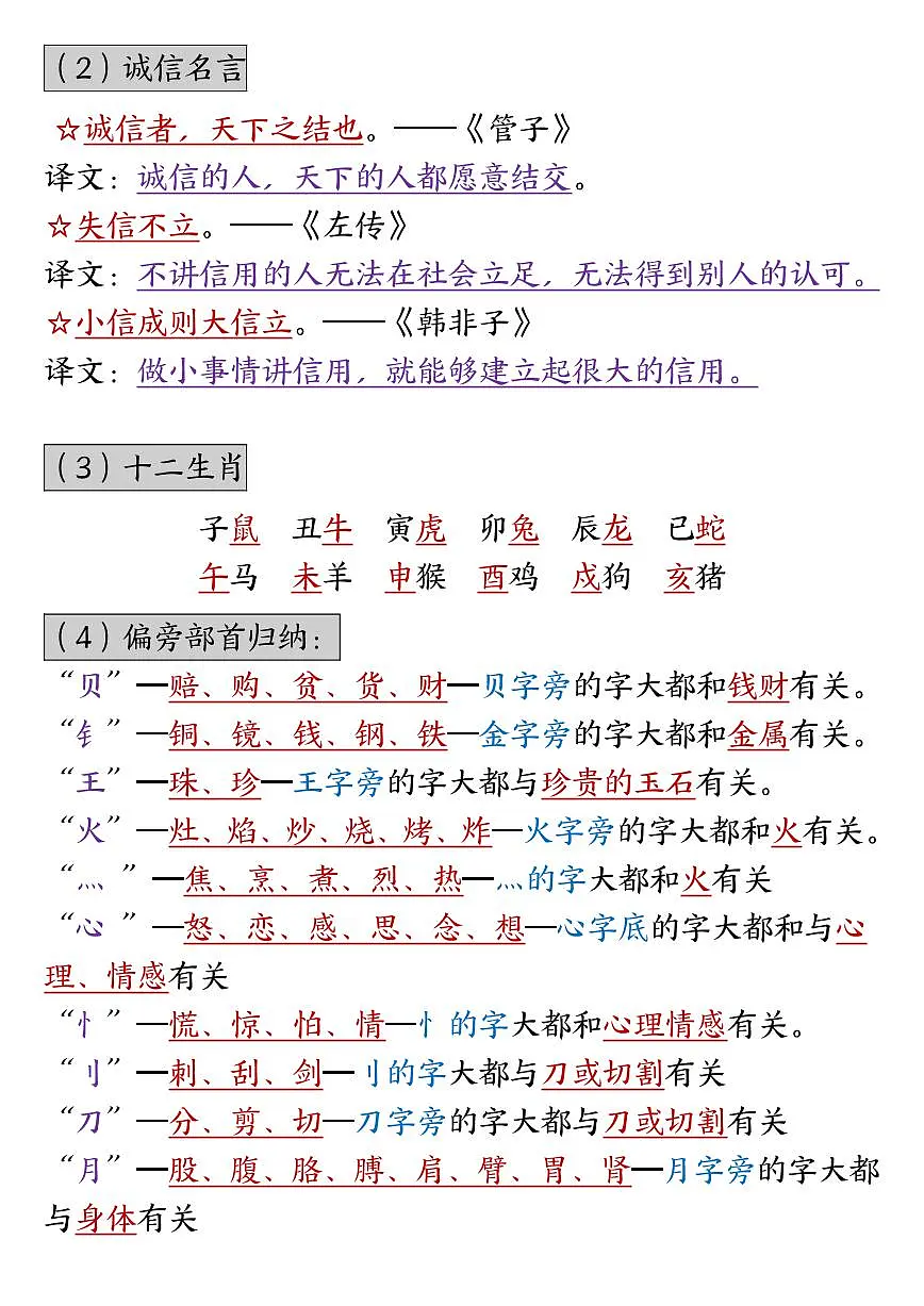 25部编版二年级语文下册期中复习必背知识点汇总第2页