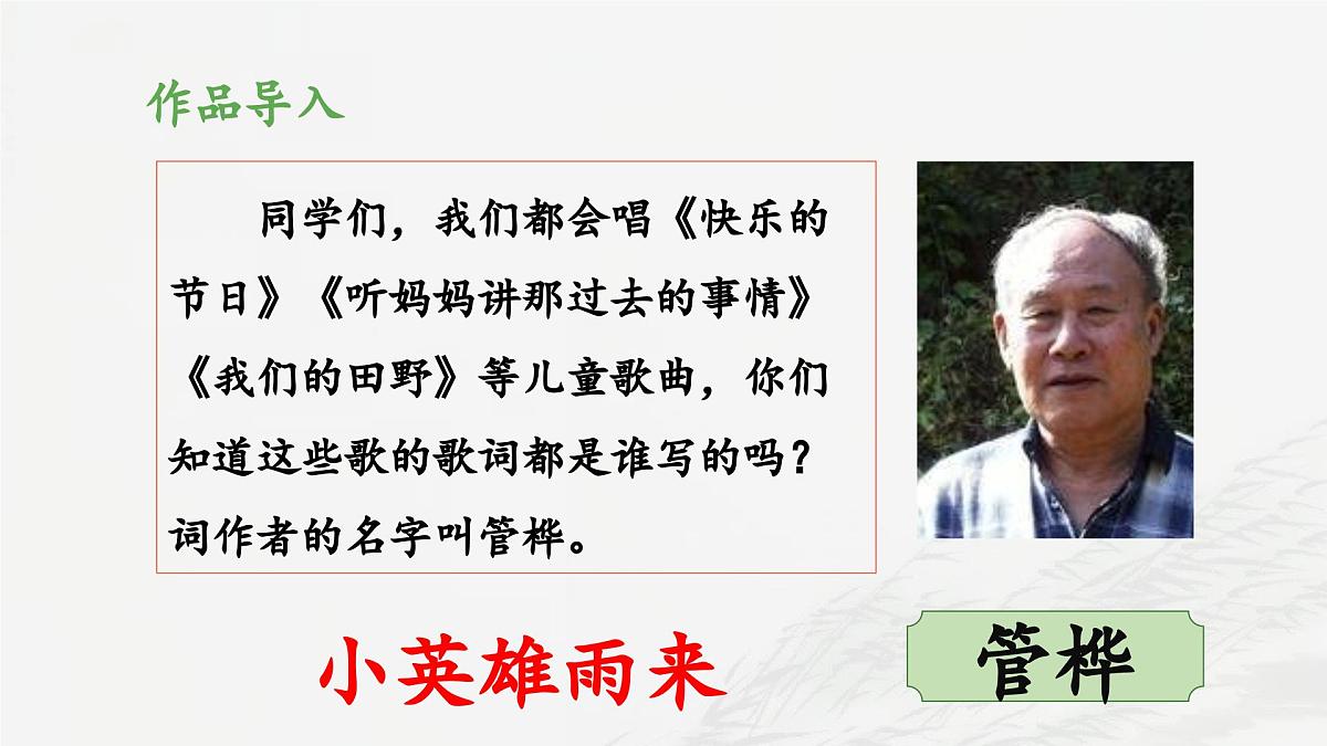 新统编版小学语文四下 6-19《小英雄雨来(节选)》 课件(第一课时)第3页