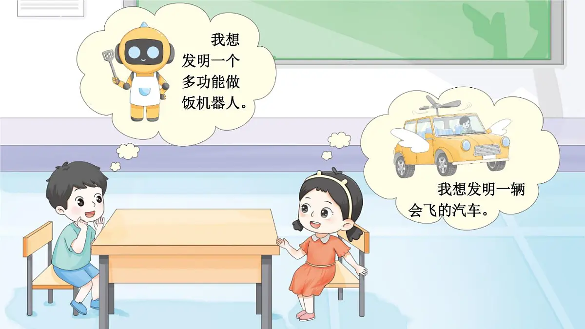 统编版四年级语文下册课件第二单元《习作:我的奇思妙想》第2页