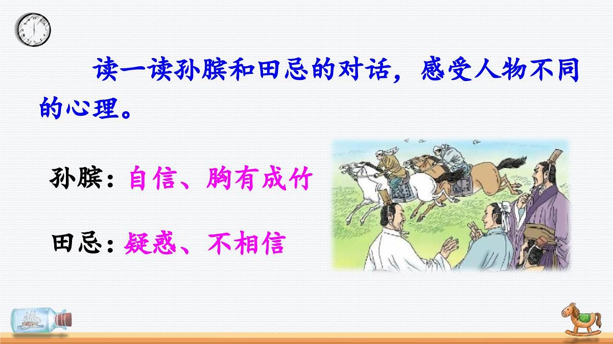 新统编版小学语文五下 6-16《田忌赛马》教学课件(第二课时)第5页