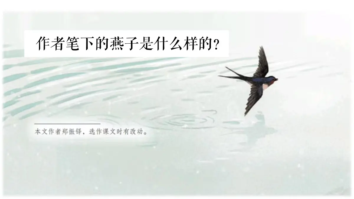 2.燕子 课件 2024-2025学年部编版语文三年级下册第6页