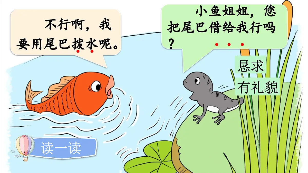 新统编版小学语文一下 课文6 20《小壁虎借尾巴》新课标课件(第二课时)第7页