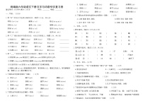 统编版六年级语文下册汉字与词语专项复习卷（含答案）