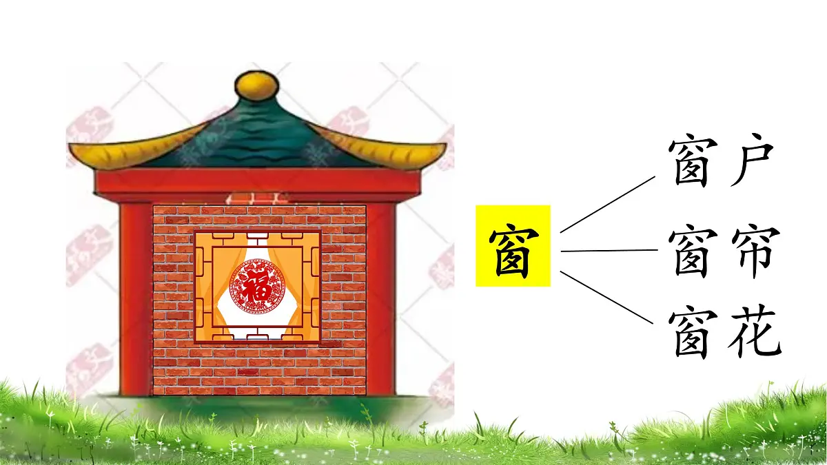 第二单元 和大人一起读:《剪窗花》 课件 部编版语文一年级上册第2页