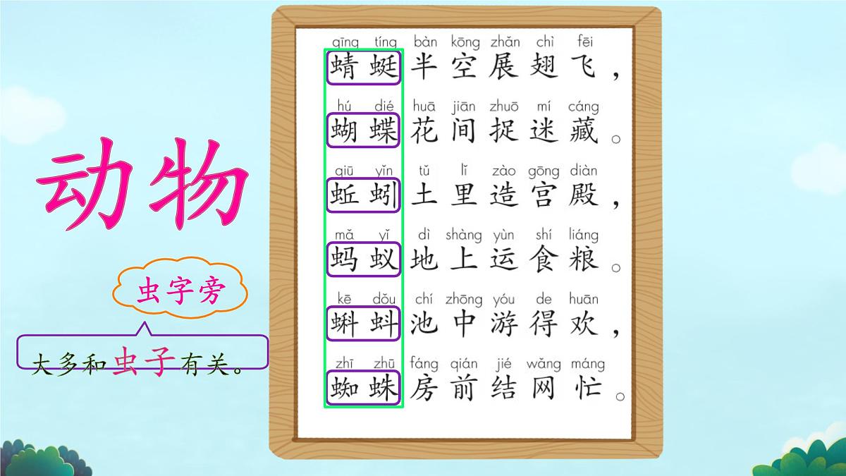 小学语文统编版(2024)一年级下册5.5 动物儿歌 课件第6页