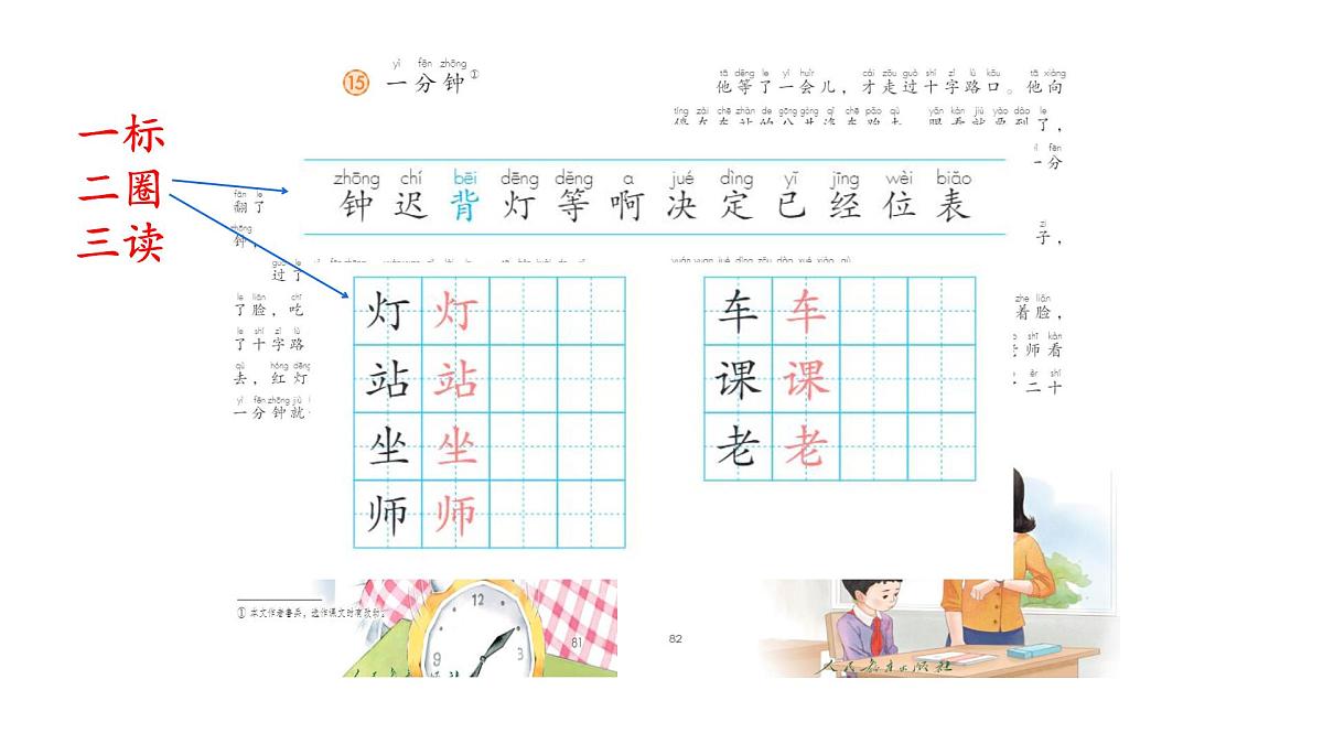 小学语文统编版(2024)一年级下册7.15 一分钟 课件第4页