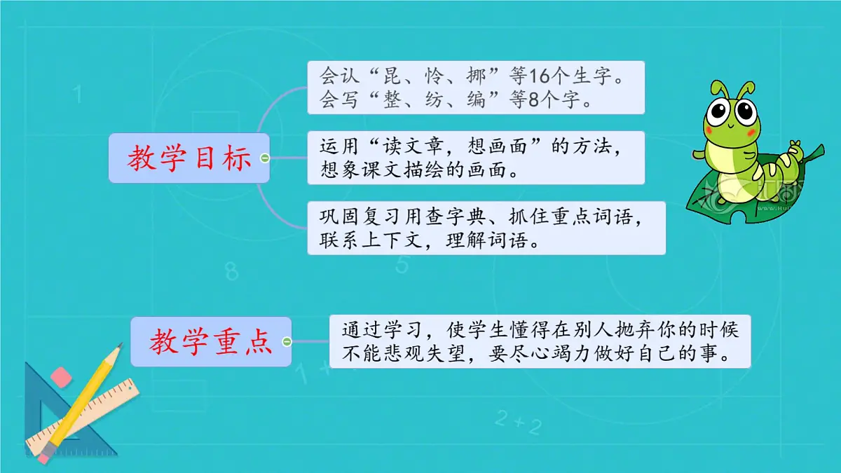 小学语文统编版(2024)二年级下册7.22 小毛虫 课件第2页