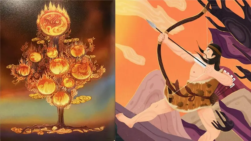 小学语文统编版(2024)二年级下册8.24 羿射九日 课件第8页