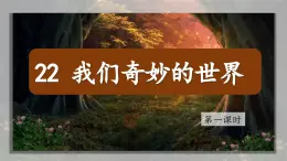 【教學(xué)評一體化設(shè)計】統(tǒng)編版小學(xué)語文三年級下冊22我們奇妙的世界課件兩課時