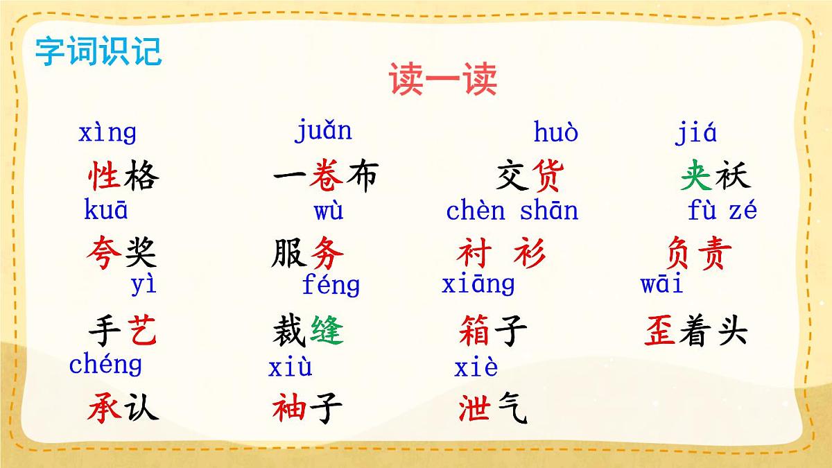 统编版三年级语文下册教学课件《25 慢性子裁缝和急性子顾客》第2页