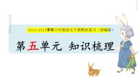 六年级下册单元复习 第五单元(课件)2024-2025学年第二学期语文期末复习备考(统编版)