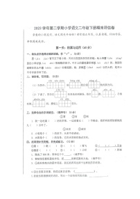 浙江省宁波市镇海区2023-2024学年第二学期二年级语文期末试卷（部编版，无答案）