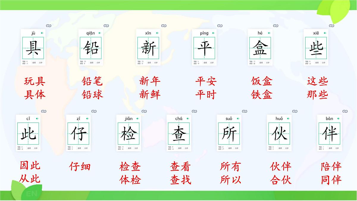 小学语文统编版(2024)一年级下册7.14 文具的家 课件第3页