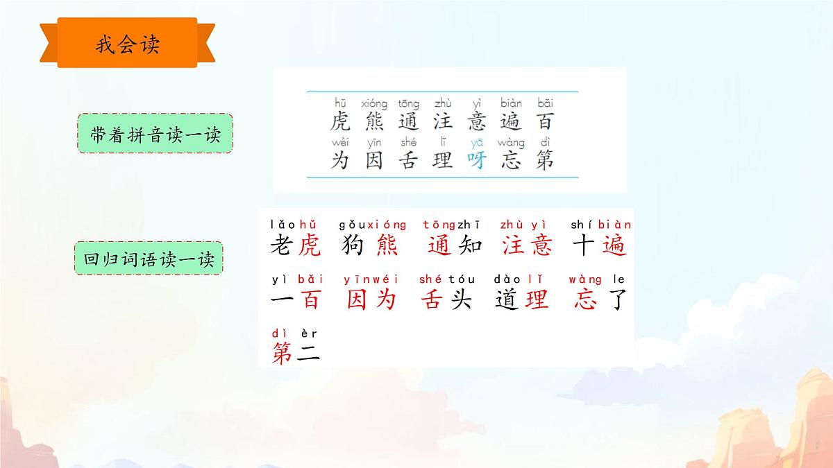小学语文统编版(2024)一年级下册7.16 动物王国开大会 课件第5页