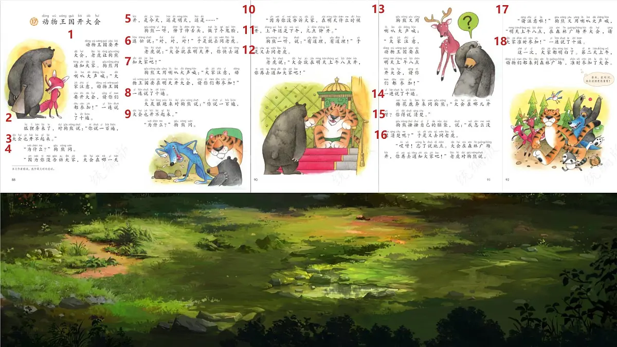 小学语文统编版(2024)一年级下册7.16 动物王国开大会 课件第3页