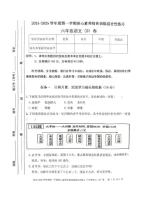 广东省湛江市吴川市2024-2025学年六年级下学期期末语文试卷