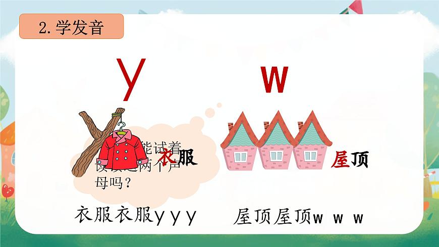 (教学课件)汉语拼音9 y w第4页