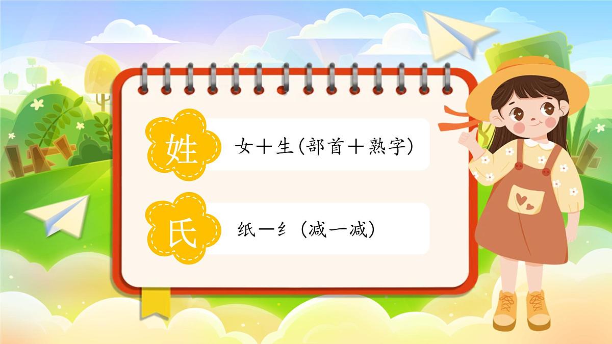 部编版2025一年级下册语文2《姓氏歌》 课件第7页