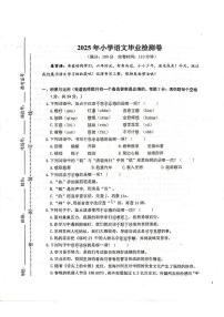 福建省宁德市蕉城区2024-2025学年六年级下学期期末语文试题