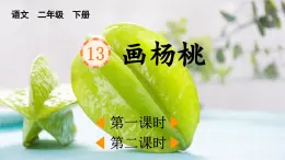 2025年春二年級語文下冊第13課《畫楊桃》課件（統(tǒng)編版）