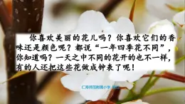 人教版三年級下冊第四單元第13課《花鐘》課件PPT